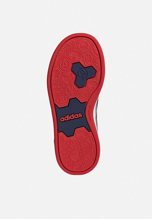 adidas Performance - Grand Court Capt America El K - Dark Blue/Matte Silver/Better Scarlet