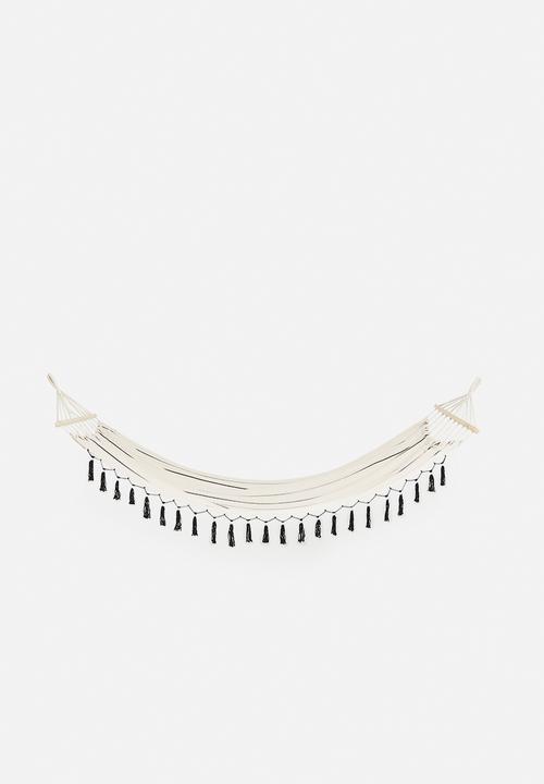 H&S - Tassle Hammock - Ecru