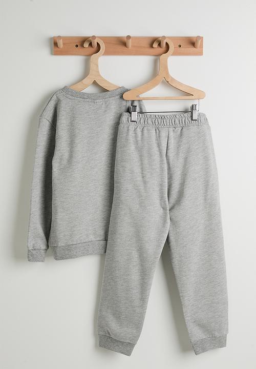 FILA - Addison Tracksuit Set - Grey Melange