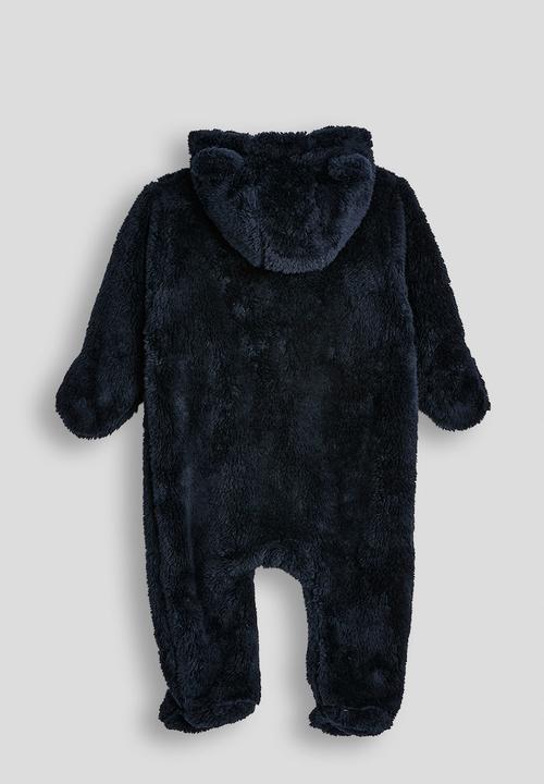 Pop Candy - Teddy fleece sleepsuit - stratos blue