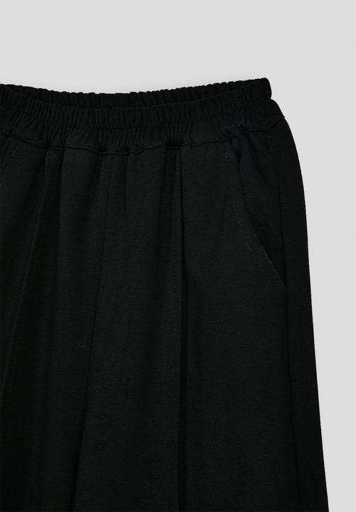Pop Candy - Zip up sweater & pintuck sweatpants - black