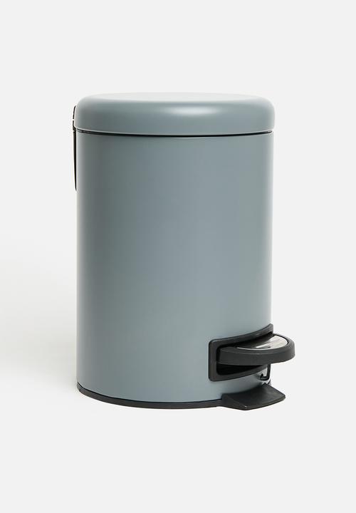 Bathroom Solutions - 3L Pedal Bin - Grey