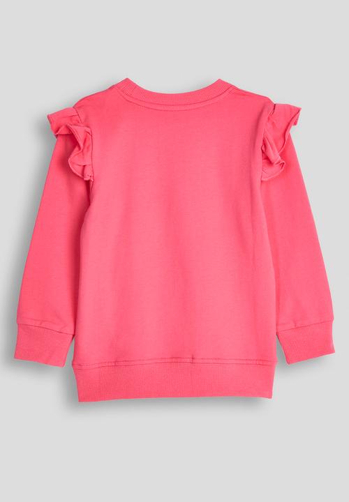 Pop Candy - Fairies graphic and slogan sweatshirt - dark pink