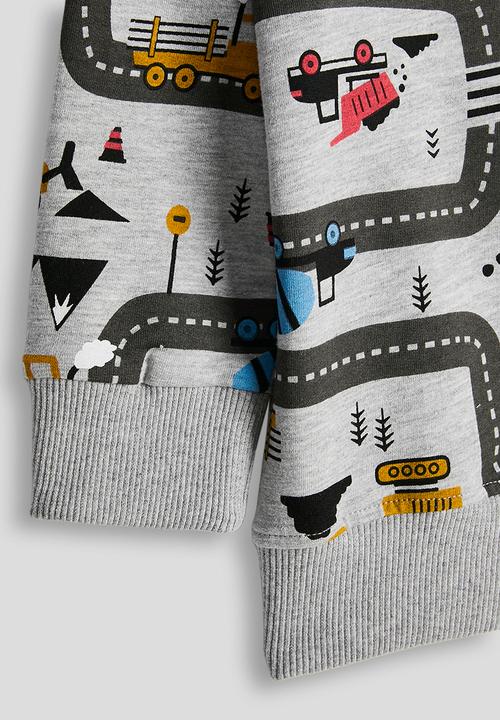 Pop Candy - Roadmap sweatshirt - grey/multi