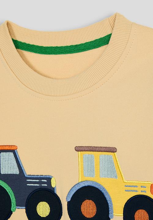 Pop Candy - Sweatshirt - wheat brown/tractors