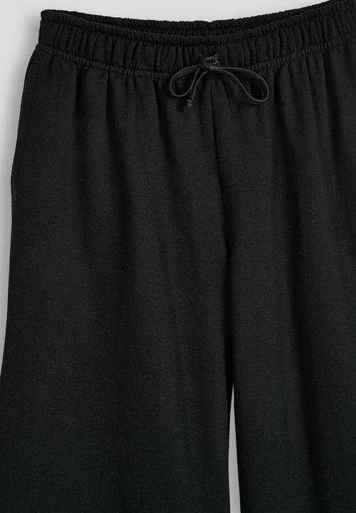 Pop Candy - Wide leg sweatpants - black