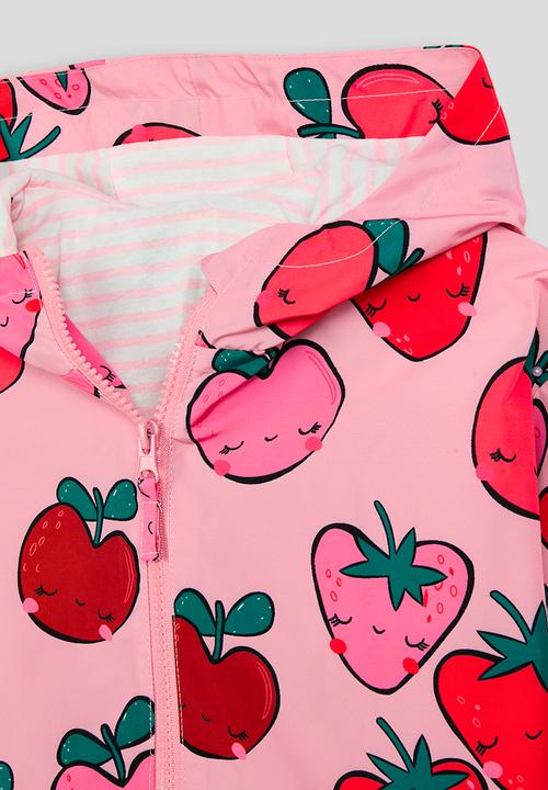 Pop Candy - Hooded jacket - pink/strawberry aop
