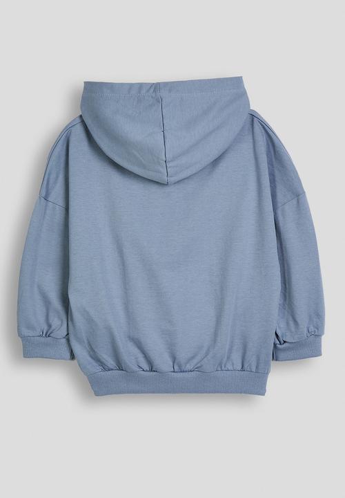 Pop Candy - Placement print hoodie - blue/dino