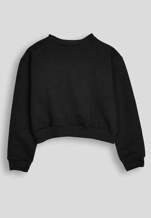 Pop Candy - Cropped sweatshirt - black