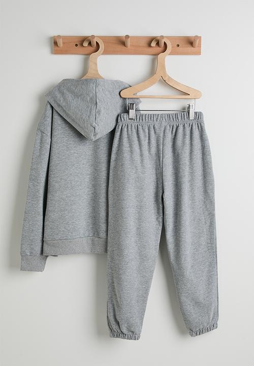 Pop Candy - Hoodie & jogger - grey
