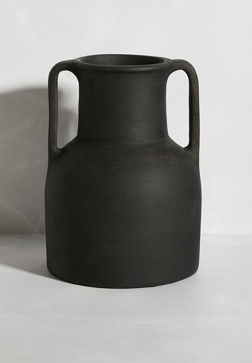 Terracotta Vase - Black