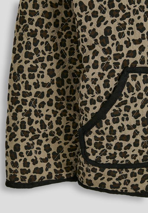 Pop Candy - Collarless jacket - leopard print