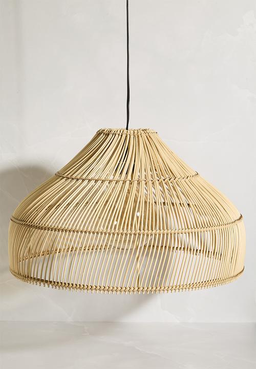 The Willow Weave Pendant - light brown