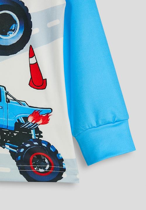 Pop Candy - Long sleeve pj set - blue/white/multi