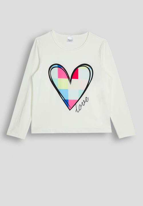 Pop Candy - Long sleeved pj set - white/heart