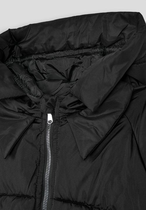 Pop Candy - Hooded puffer jacket - black