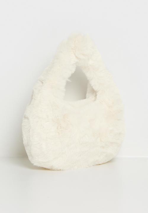 Pop Candy - Mink plush bag - cream
