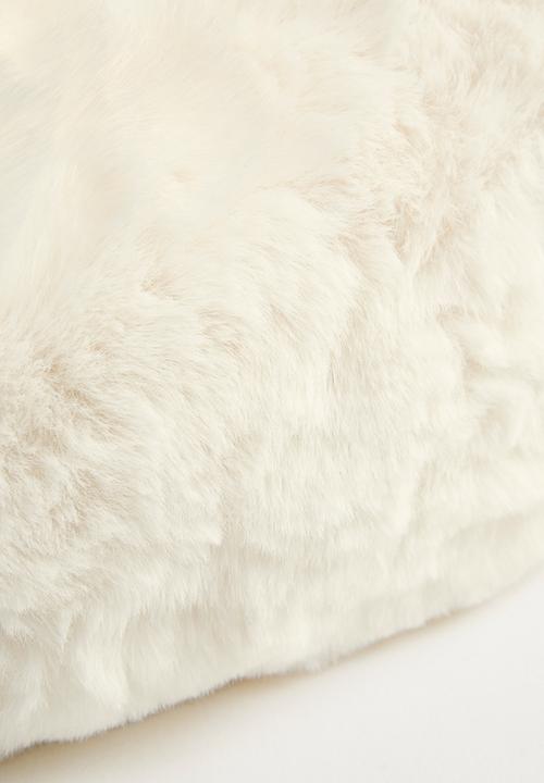 Pop Candy - Mink plush bag - cream