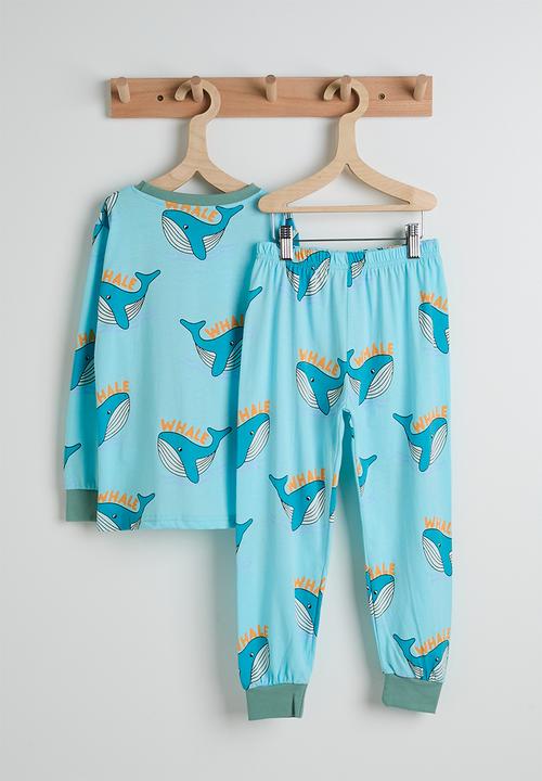 Pop Candy - Pj set - blue/whale aop