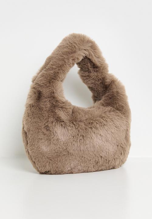 Pop Candy - Mink plush bag - brown