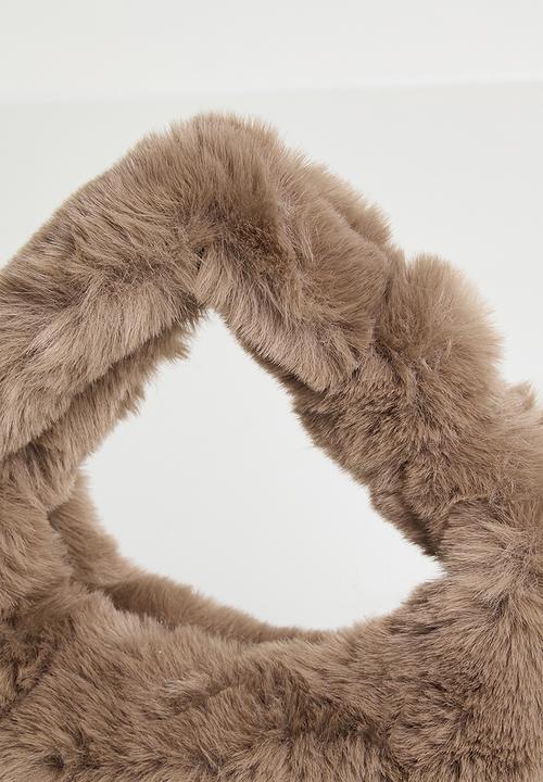 Pop Candy - Mink plush bag - brown