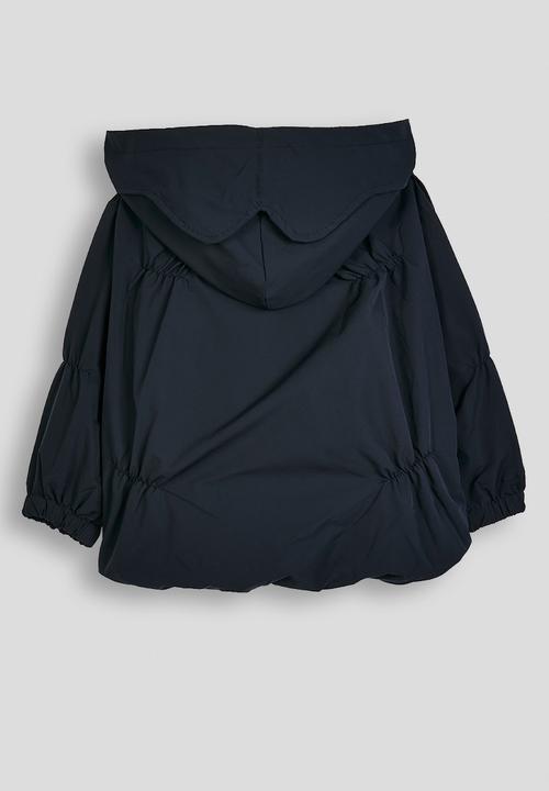 Pop Candy - Hooded puffer jacket with matching crossbody bag - navy