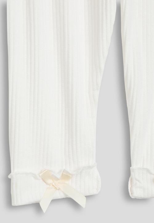 Pop Candy - Leggings with bows - white