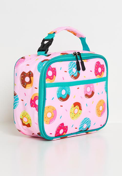Pop Candy - Donut all-over-print lunch bag - pink/turquoise