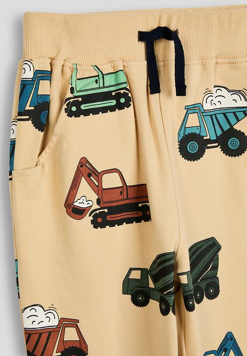 Pop Candy - Printed joggers - wheat brown/trucks