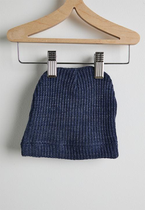 Pop Candy - Long sleeve bodysuit with beanie - navy stripes/navy