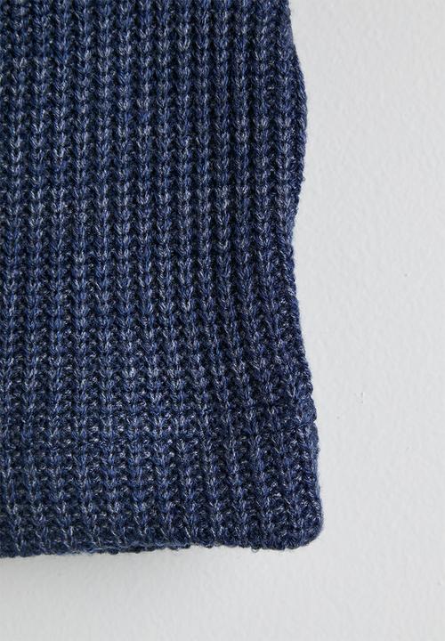 Pop Candy - Long sleeve bodysuit with beanie - navy stripes/navy
