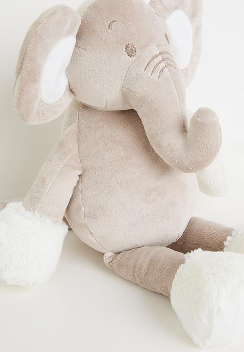 Pop Candy - Elephant plushie - beige/white