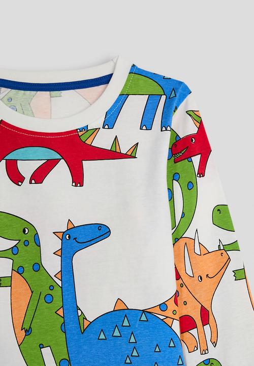 Pop Candy - Pj set - off white/dino aop