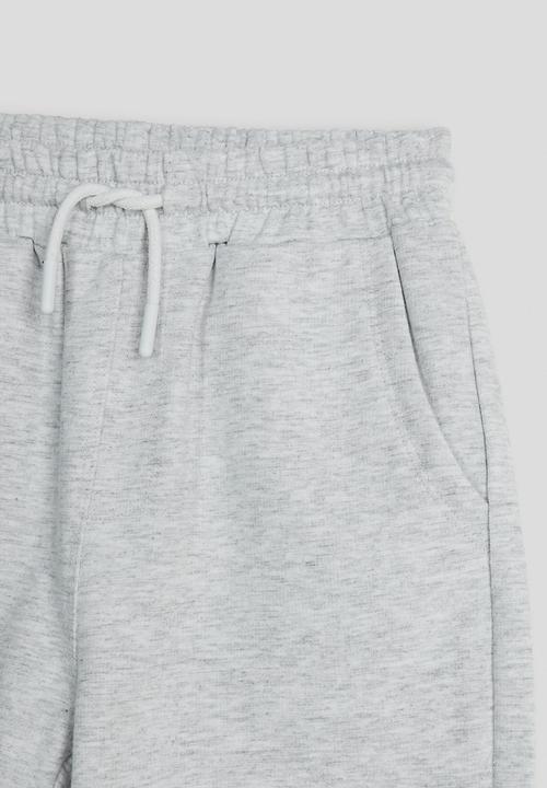 Cotton On - 3 PACK HENRY SLOUCH SHORT - BLACK & GREY MARLE & CHESTNUT
