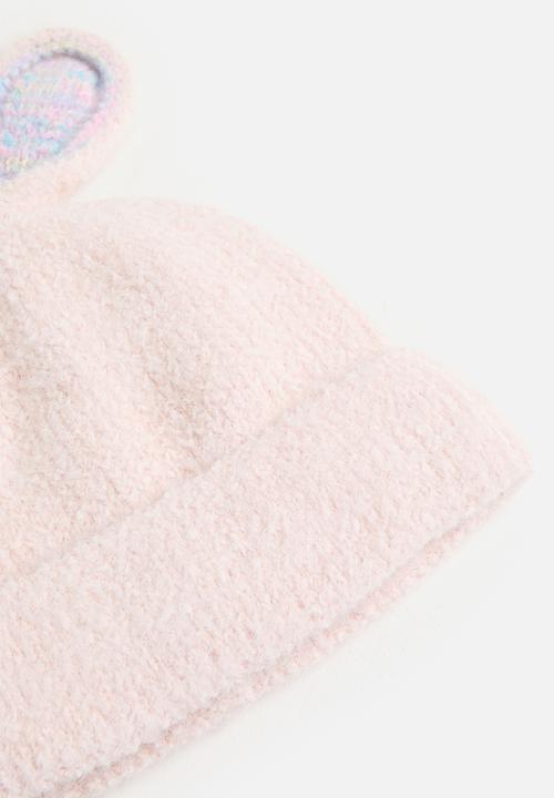 Pop Candy - Super soft bunny ear beanie - pastel pink
