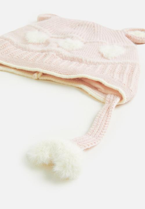 Pop Candy - Wool beanie - pastel pink