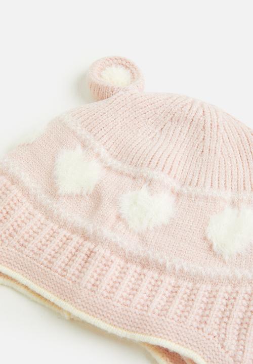 Pop Candy - Wool beanie - pastel pink