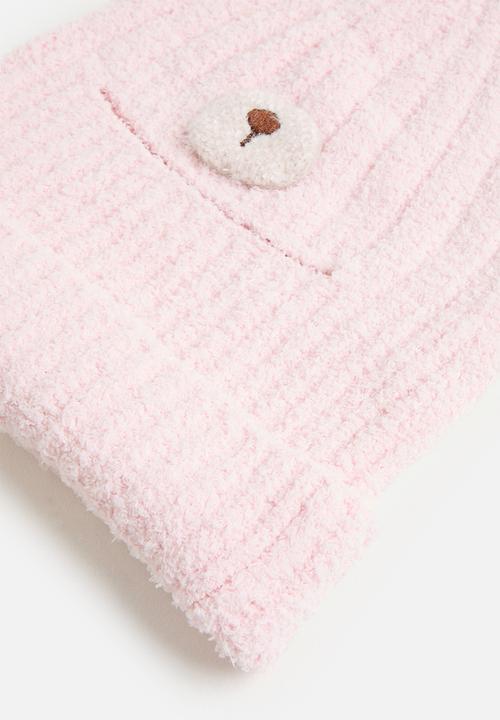 Pop Candy - Soft bear beanie - light pink