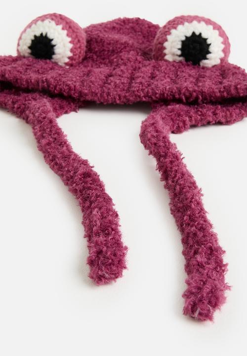 Pop Candy - Frog beanie - rouge pink