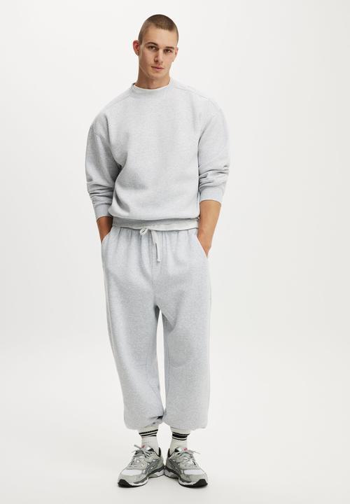 Cotton On - Box Fit Crew Sweater - Grey Marle