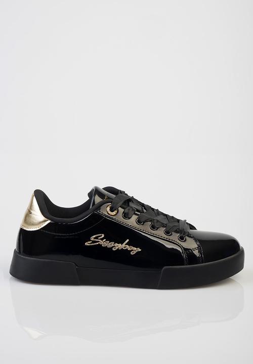 SISSY BOY - Patent combo bling - black