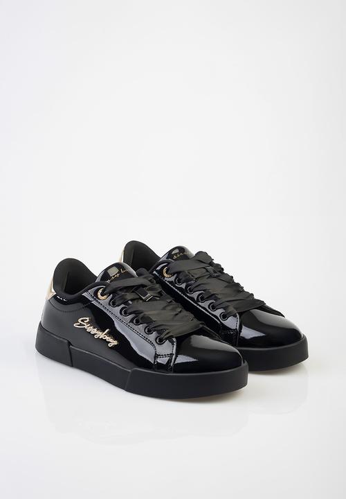 SISSY BOY - Patent combo bling - black