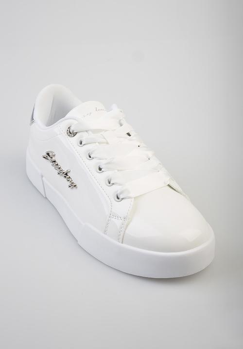 SISSY BOY - Patent combo bling - white