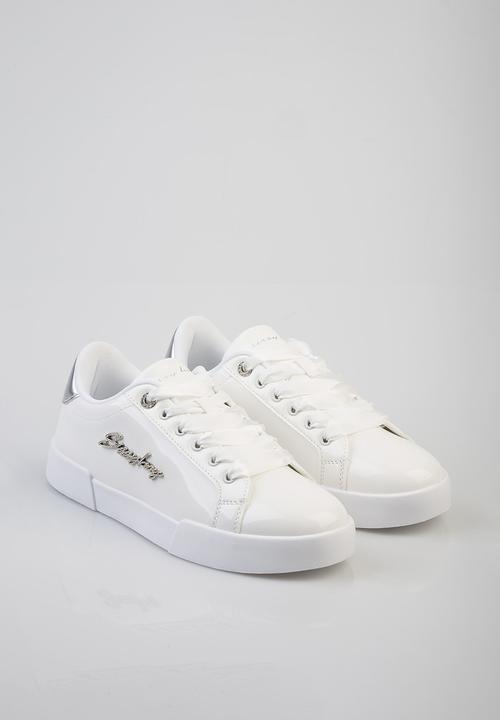 SISSY BOY - Patent combo bling - white