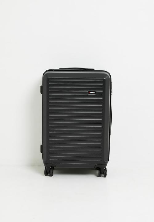 H&S - Noir 4 wheel travel set of 3 - Black