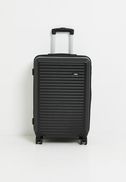 H&S - Noir 4 wheel travel set of 3 - Black