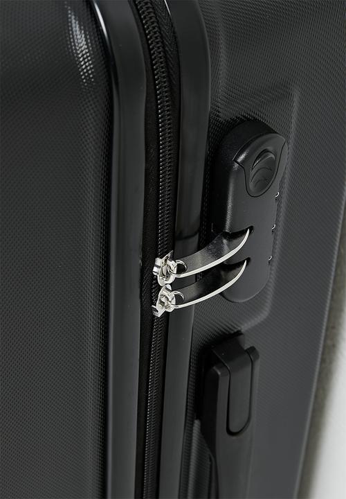 H&S - Noir 4 wheel travel set of 3 - Black
