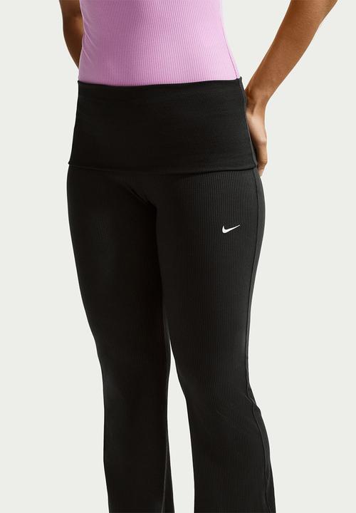 Nike - W Nsw Chill Knit Rib Pant - Black/Sail