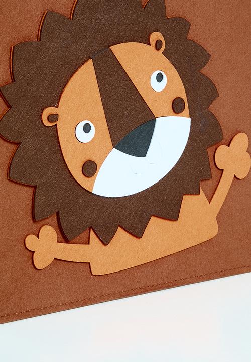 Storage Solutions - Lion kids storage - Rust