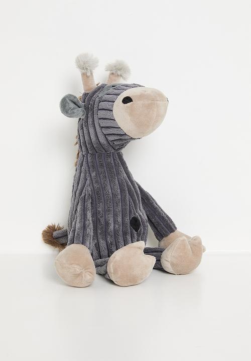 H&S - Plush Raffie Doorstop - Grey